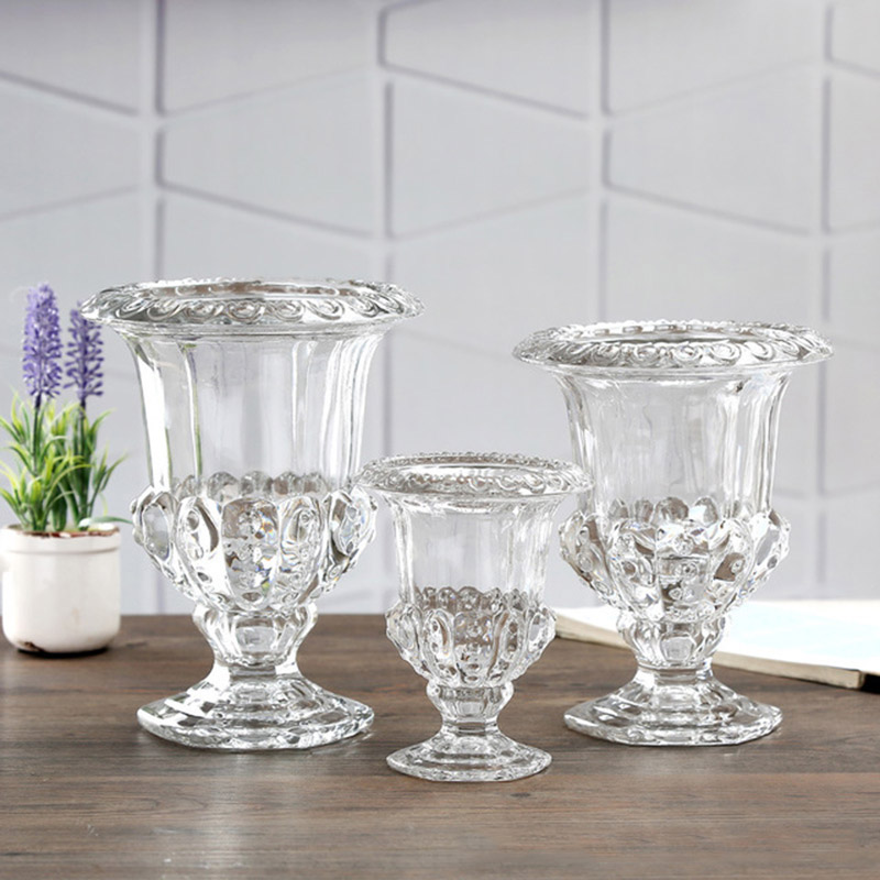 Florist Supply Bulk - Clear Glass Flower Vase Stem Plant