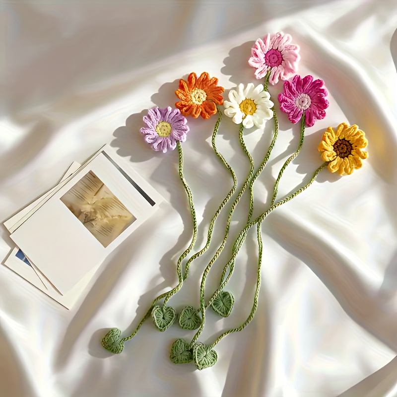 6pcs Hand-Crocheted Daisy and  - đánh giá và giá Florist Supply Bulk