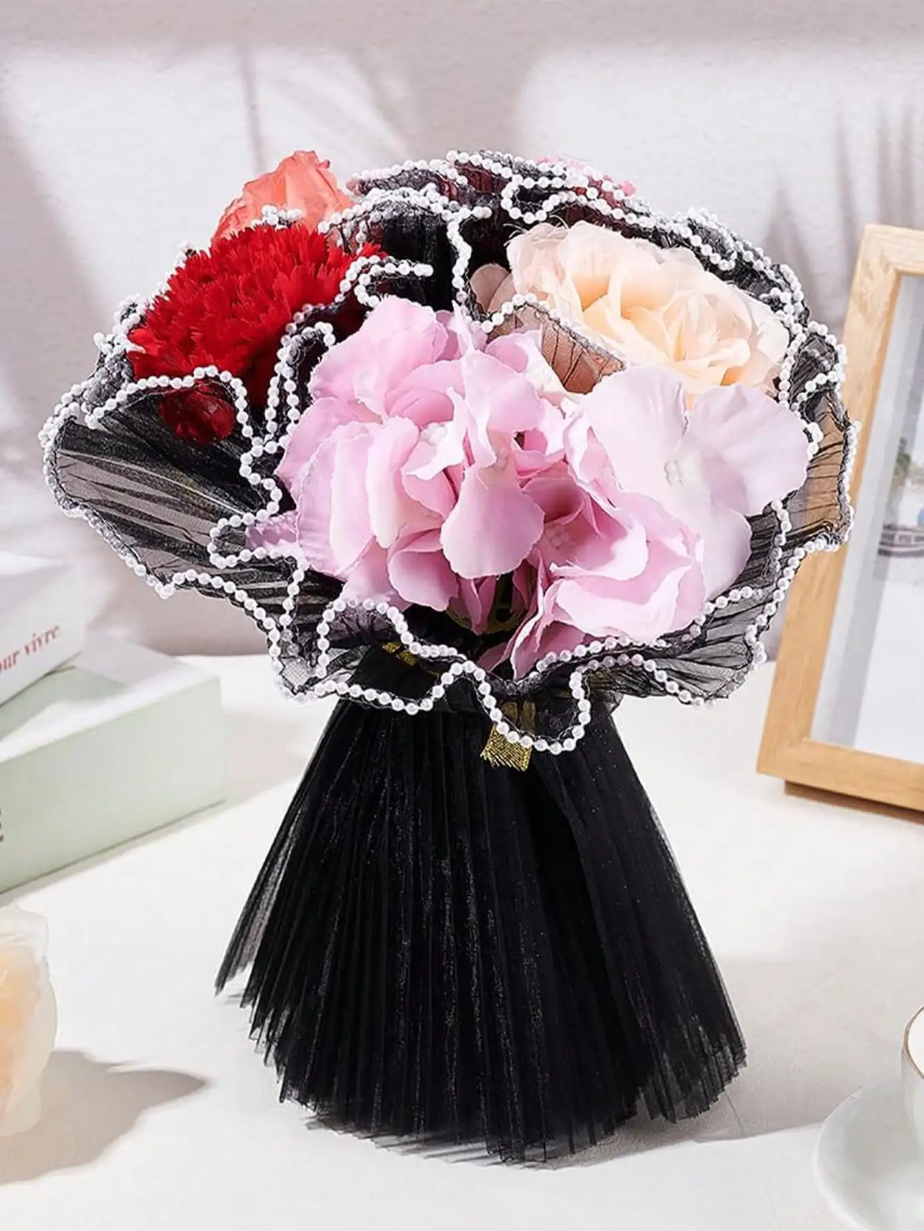 4Yards Faux Pearl Edge Flower  - đánh giá và giá Ae Florist Supply