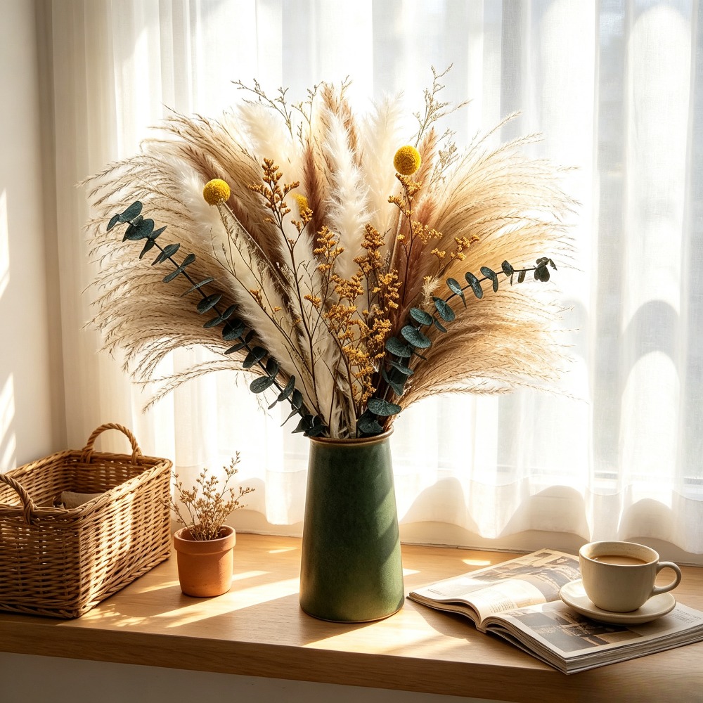 ried Flower Bouquet, Rustic De - đánh giá và giá Dried Flower Bunch