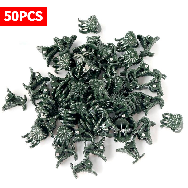 50PCS 5-Claw Dark Green Plant  - đánh giá và giá Florist Supply Bulk