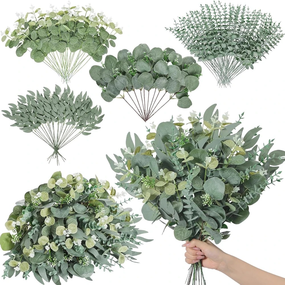 20pcs Eucalyptus Leaves Stems  - đánh giá và giá Florist Supply Bulk