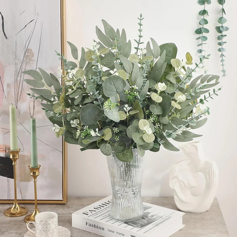 20pcs Eucalyptus Leaves Stems  - đánh giá và giá Florist Supply Bulk