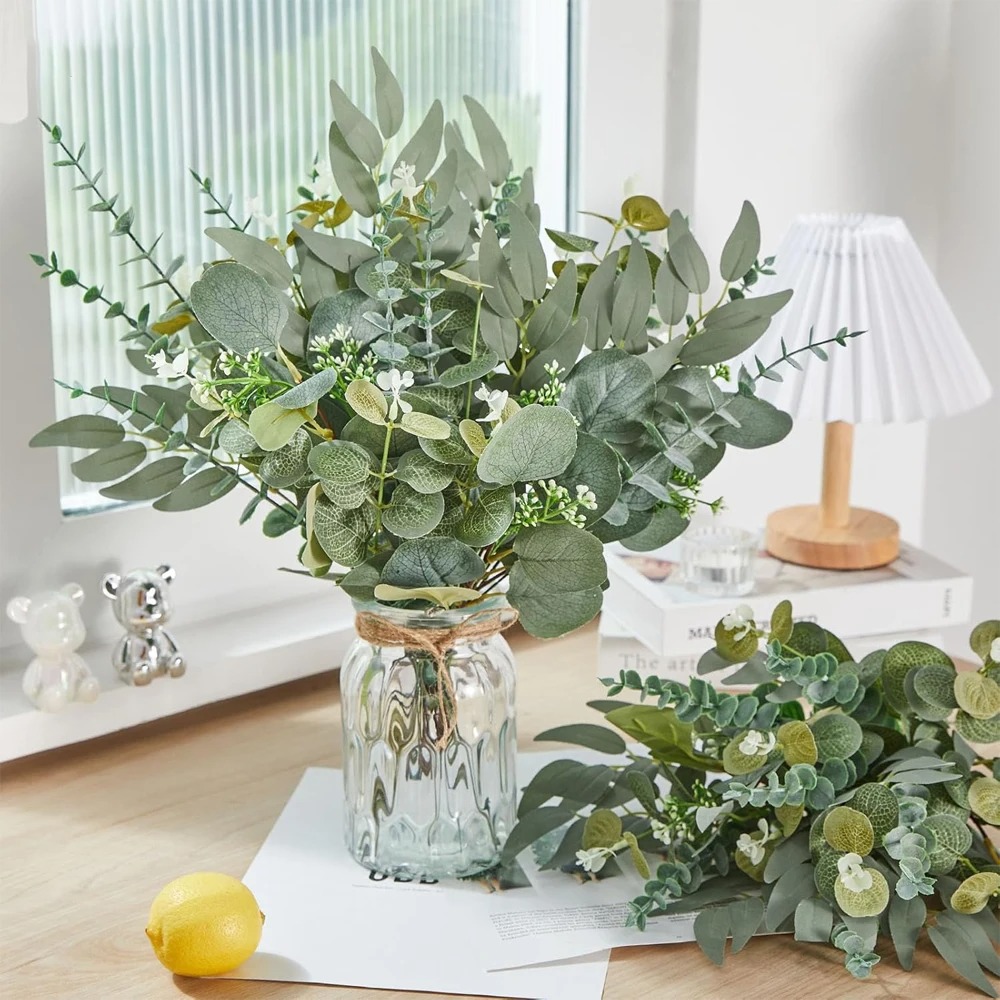 20pcs Eucalyptus Leaves Stems  - đánh giá và giá Florist Supply Bulk
