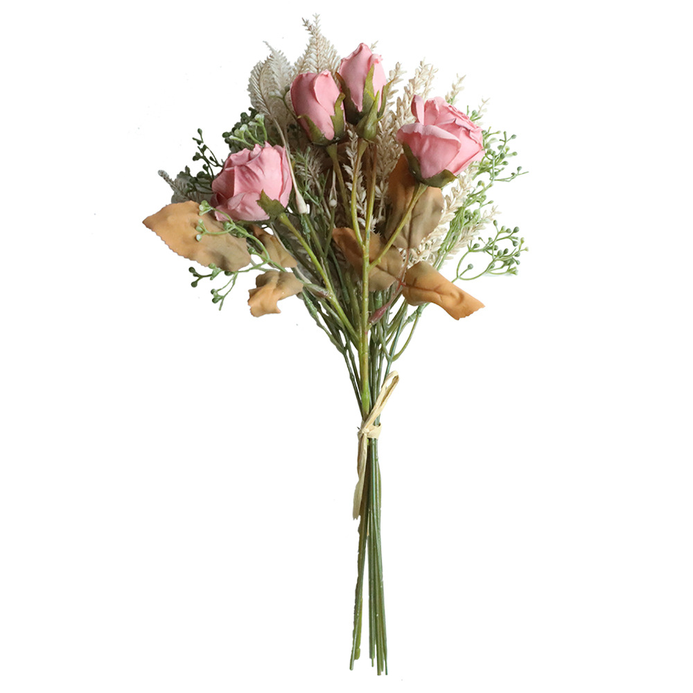 40cm Pink Artificial Flower Fo - đánh giá và giá Dried Flower Bunch